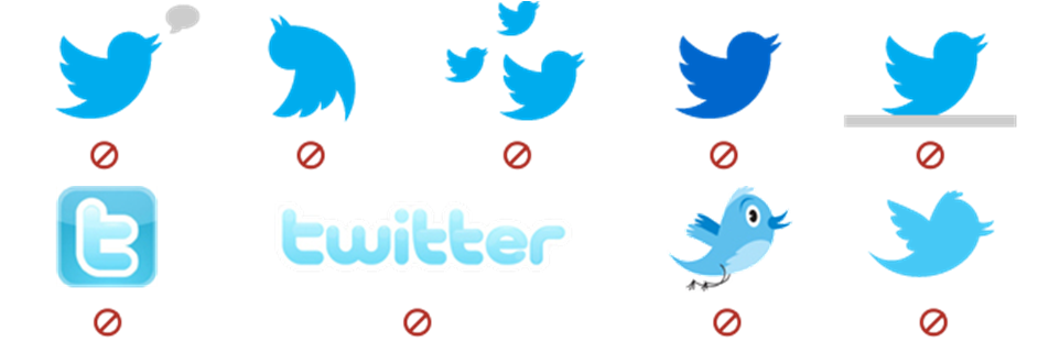 logo twitter à bannir