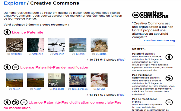 Creative commons Flickr Creative commons Flickr