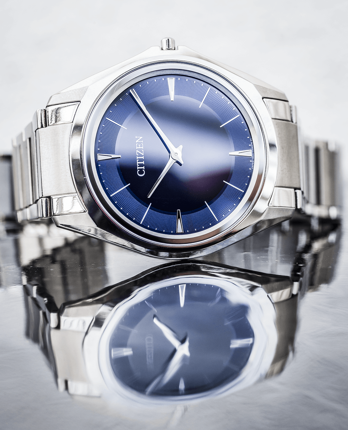 montre citizen bleu